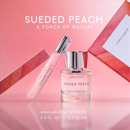 Lake & Skye Sueded Peach Eau de Parfum Purse Spray 0.5 fl oz/15mL - Vegan & Cruelty-Free