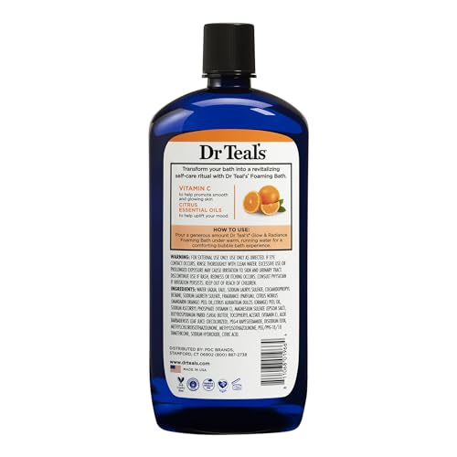 Foaming Bath Gift Set with Epsom Salt - Nourish & Protect Coconut Oil & Radiance Vitamin C