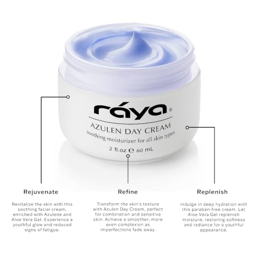 Azulen Day & Night Facial Moisturizer for Sensitive Skin by Raya