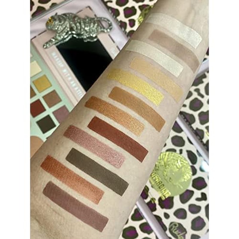 Leopardina Eyeshadow and Highlighter Palette by Rude Cosmetics for Women - 1.031 oz Makeup