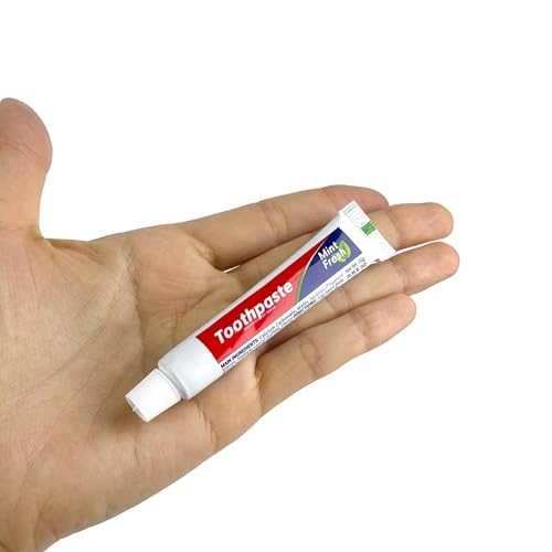 200Pcs Travel Size Disposable Toothpaste Set - Mint Flavor, 0.35oz, For Hotels & Guests - Variation of 200-Count