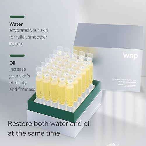 WNP Hydration & Repair Skincare Set ? Hyaluronic Acid + Oil Suspension Serum + Electric Eye Cream Massager for Deep Moisture, Anti-Aging & Brightening | For Dry & Sensitive Skin
