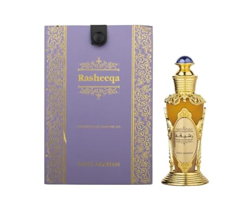Perfume Oil - Swiss Arabian Rasheeqa - Long Lasting Signature Fragrance 0.6 Fl Oz