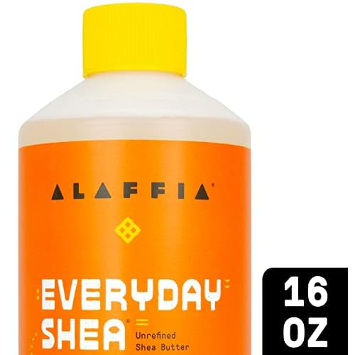 Alaffia Everyday Shea Bubble Bath, Soothing Support for Deep Relaxation and Soft Moisturized Skin, Made with Fair Trade Shea Butter, Cruelty Free, No Parabens, Vegan, Unscented, 16 Fl Oz