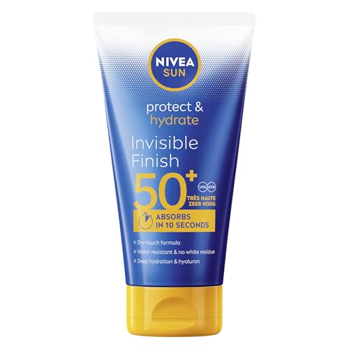 Invisible Finish Sunscreen Lotion for Body and Face - Lightweight, Fast-Absorbing Moisturizer, 150ml