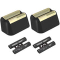 Black 2 Pack Replacement Foil and Cutter Bar Assembly for Wahl 5 Star Series Shavers