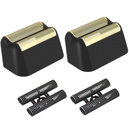 Black 2 Pack Replacement Foil and Cutter Bar Assembly for Wahl 5 Star Series Shavers