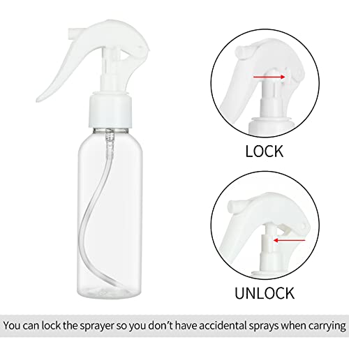 Mini Refillable Spray Bottles - 24 Pack, 3.5 oz Travel Water & Hair Spray
