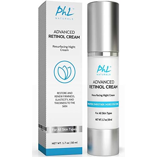 Retinol Cream for Face with Hyaluronic Acid ? Unscented Anti Aging Night Moisturizer with Natural Ingredients, Especially Formulated for Sensitive Skin and those New to Retinoids -USA Made, 1.75 Ounce