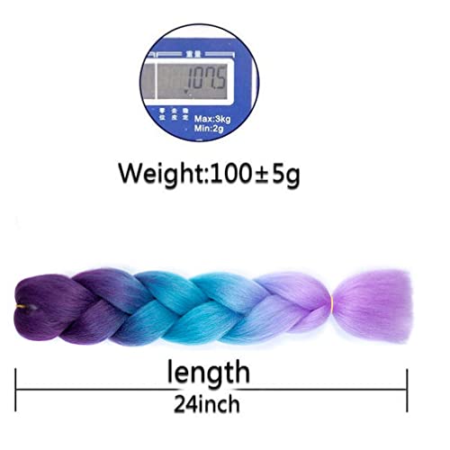 Xiaofeng Synthetic Braiding Hair Extensions 6 Packs 24 Inch - Mix Alice Variation