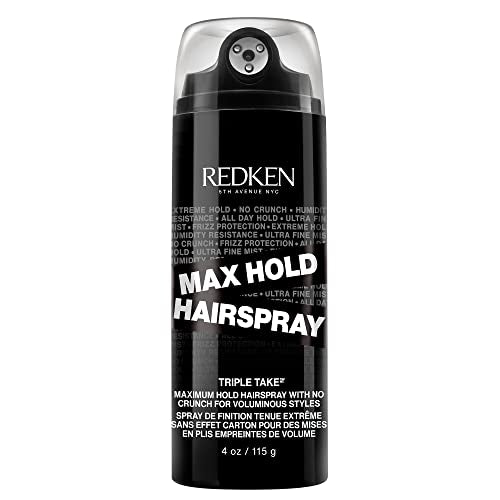 Redken Extreme High Hold Max Hold Hairspray 32 For All Hair Types - Long-Lasting Lift & Body, All-Day Style Control With a Dry Finish, 24h Humidity Resistance