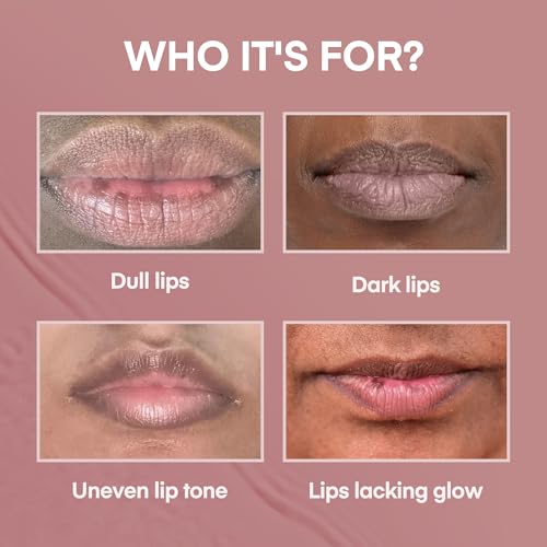 Lip Scrub for Dark & Uneven Lips - Gentle Sugar Exfoliator 2 Pack 0.51 fl oz