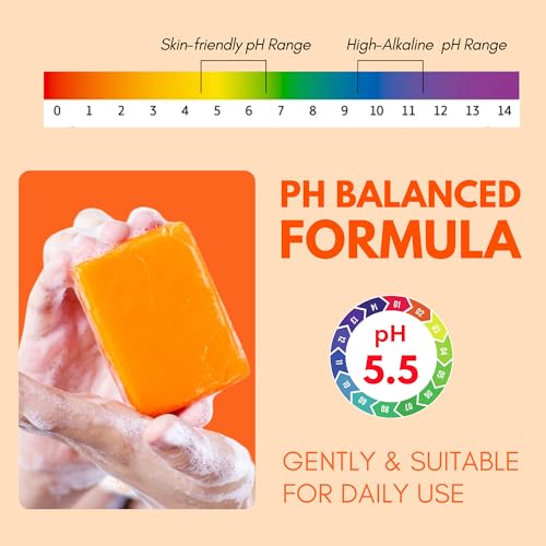 Muun Persimmon Soap Pack 3 For Old People Smell, Odor Control - Japanese Deodorant Soap, Deodorizing Body Wash, Smooth Deeply Cleansing - Body Odor Eliminator