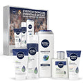 Men's Sensitive Skin Care Gift Set - Body Wash, Face Wash, Shaving Gel & Moisturizer
