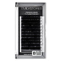 Lash Extensions 0.25mm Thickness B Curl Length 8mm Volume Individual Eyelashes For Eyelash Extensions (0.25,B,8mm)