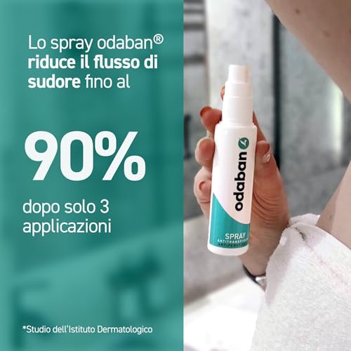 Odaban Antiperspirant Spray 1.01 Fl Oz - Clinical Strength Hyperhidrosis Treatment, Fragrance-Free