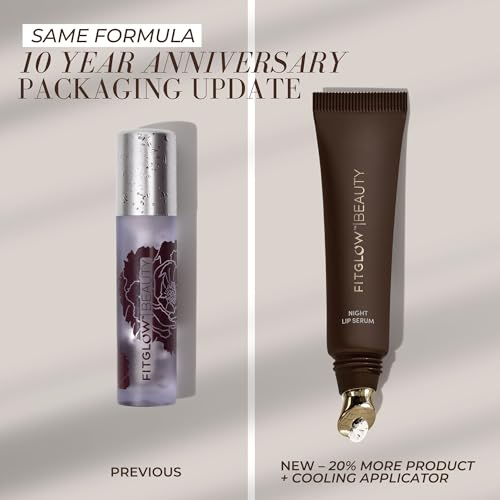 Fitglow Night Lip Serum Duo Anniversary Edition - Clear, 12g