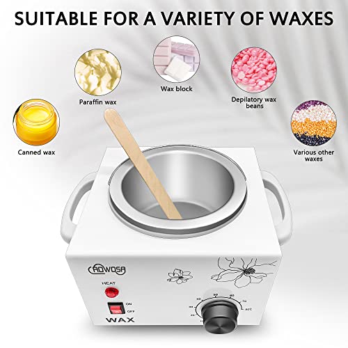 White Single Pot Wax Warmer 600ml Professional Hair Removal Machine