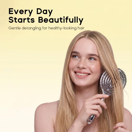 HALOVIDA Detangler Hair Brush for All Hair Types, Anti Frizz & Static Reduction