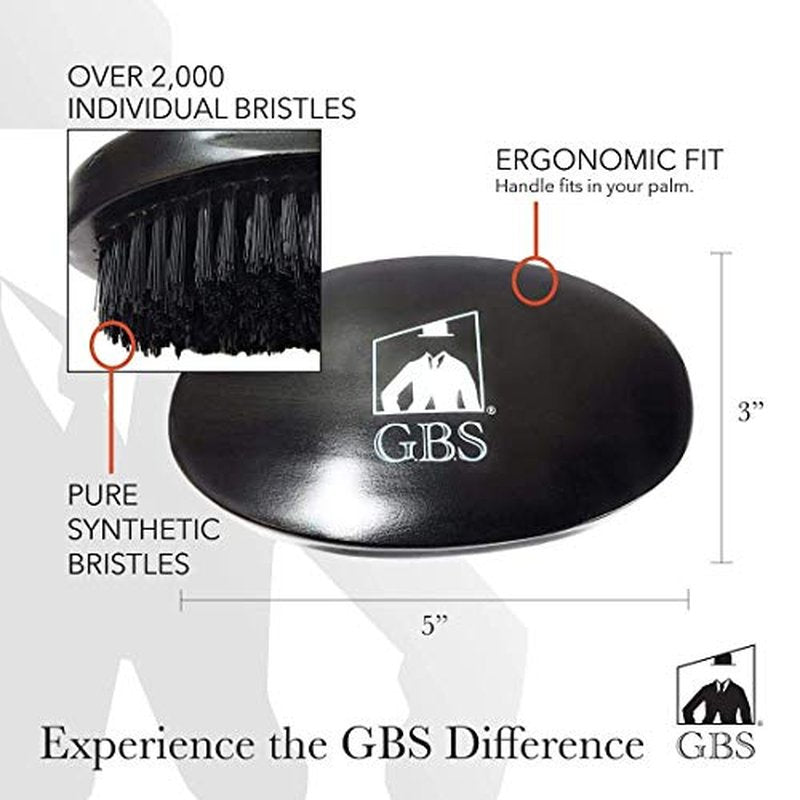 G.B.S Men¡¯s Handmade Comb Set, Pure Synthetic Hair Brush, Dressing Comb, Pocket Comb, Mustache Comb and Military Style Hair Brush