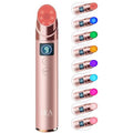 9-in-1 Glow Booster with Digital Display,Portable Facial Skin Care Device, Rose Pink Beauty Tool for Glass Skin Treatment,Rechargeable Real Glass Glow Beauty Massager with Multiple Light Modes