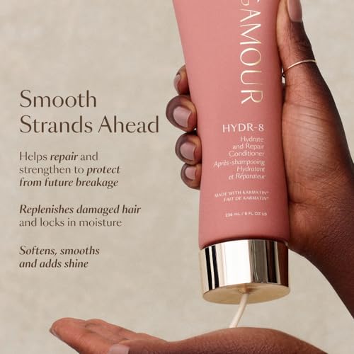 VEGAMOUR Hydr-8 Hydrate & Repair Shampoo & Conditioner Set for Dry Damaged Hair