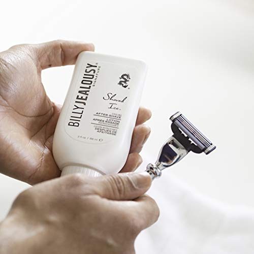 Billy Jealousy Shaved Ice After Shave Balm for Men - Hydrating Cooling Relief, Razor Irritation & Ingrown Hairs, 3 Fl Oz