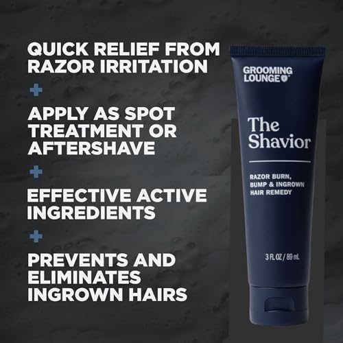 Grooming Lounge The Shavior Post Shave Remedy 3 Oz - Razor Bump & Ingrown Hair Treatment