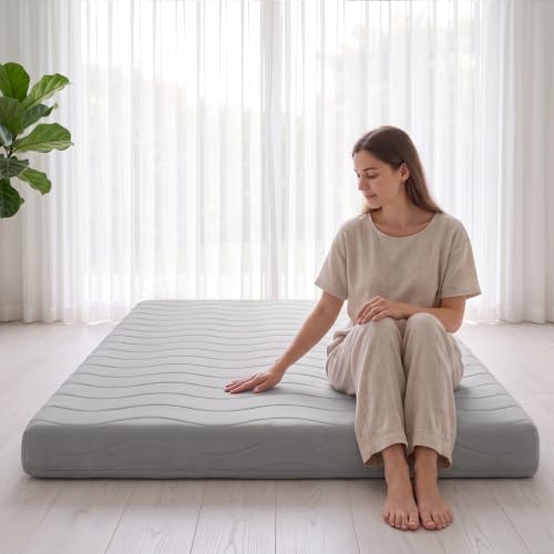6-Inch Thick Floor Mattress - Japanese Futon for Sleeping & Lounging
