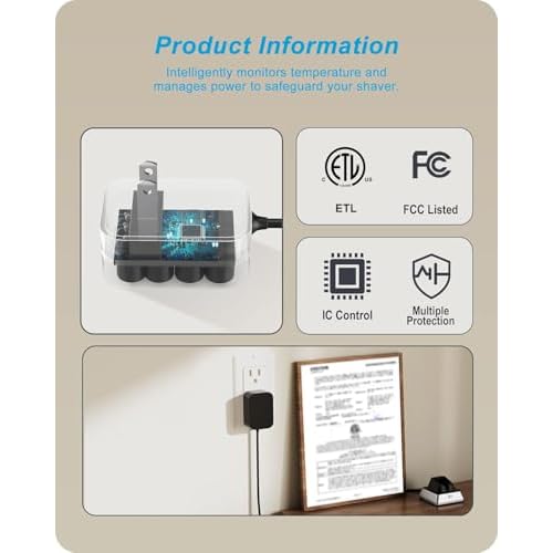 Charging Stand Compatible with Andis 12470/12660 Professional Master Cordless Lithium Ion Hair Clipper, Replacement for Andid Master Cordless Clipper Charger Stand.