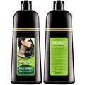 Organic Natural Black Hair Dye Shampoo - 5 Minute Noni Plant Hair Color
