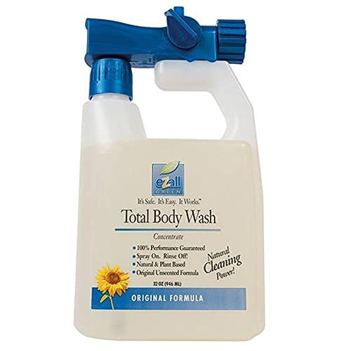 Total Body Wash for Horses and Livestock - 32 oz Plant-Based, Unscented
