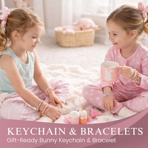 Easter Basket Stuffers for Teen Girls & Women - Bunny Gift Set with Tumbler, Mug & Bracelet - Easter_SpaGift