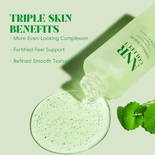 Centella Asiatica Serum Ampoule 1.7 fl. oz(50ml), Soothing & Calming Skincare for Sensitive, Redness, Dry & Acne-Prone Skin, Serum with Mugwort & Cica