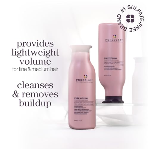 Pureology Volume Shampoo & Conditioner Set 9 Fl Oz - For Fine Hair, 2-Pack