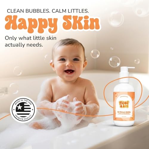 Baby Tear-Free Shampoo & Body Wash 10 Oz - Gentle Sensitive Skin