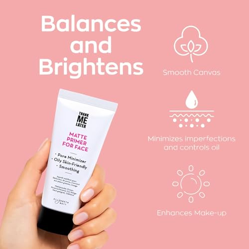 Elizabeth Mott Thank Me Later Face & Eye Primer Bundle, Pore Minimize & Long-Lasting Makeup Set