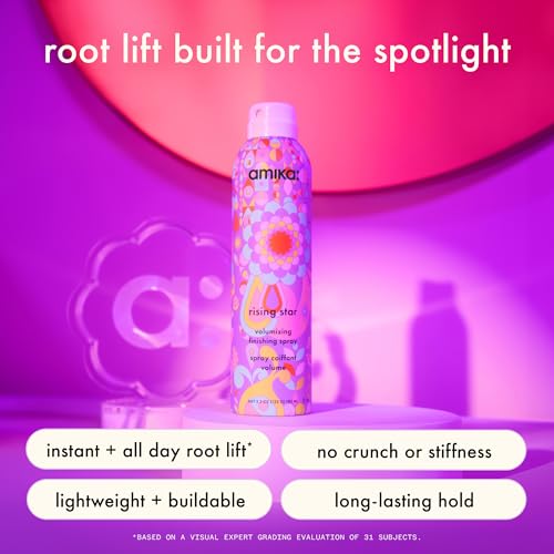 Amika Rising Star Volumizing Hair Spray - Root Lift & Fullness, 5.3 oz