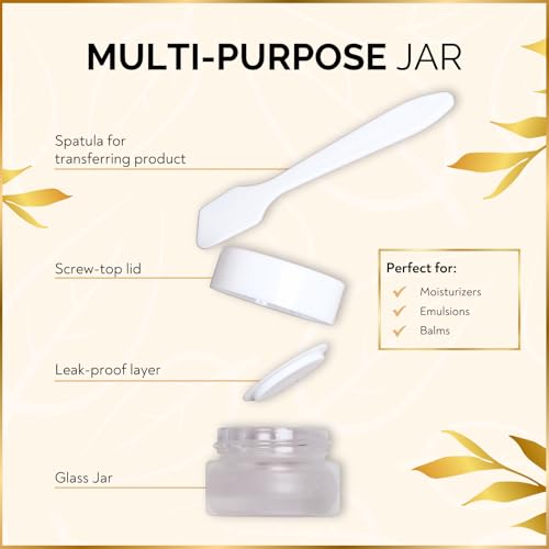 Travel Skincare Containers Set with TSA Approved Toiletry Bag & Leakproof Bottles