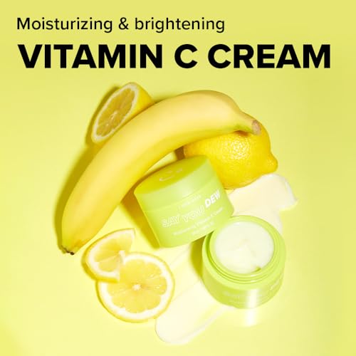 Say You Dew Vitamin C Face Cream - Moisturizing & Brightening with Banana & Lemon Extract - 1.69 fl oz (Variation 01 Say You Dew)