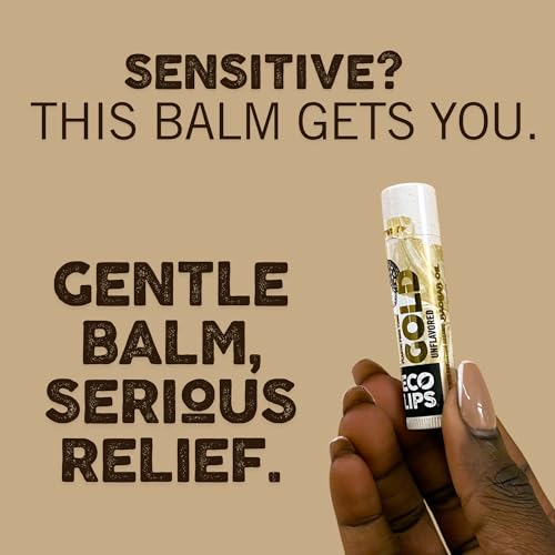 Organic Lip Balm Set - Unflavored with Baobab Oil, 6 Pack