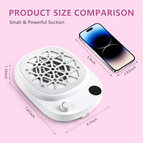 GAOY Cordless Nail Drill, Electric Efile Nail Drill with 12 Drill Bits & 56 Sanding Bands, Rechargeable Long Battery Life, Low Noise, Perfect for Manicure & Pedicure
