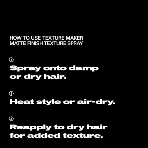 Sebastian Professional Texture Maker Matte Finish Hair Spray - Reworkable Styling Spray for All Hair Types