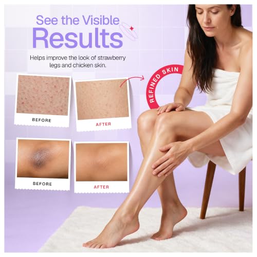 DERMAdoctor KP Bump Eraser Body Scrub 16oz Unscented - Exfoliates Keratosis Pilaris
