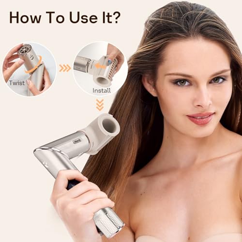 Frizz Fighter Attachment for Shark FlexStyle - Smooths Flyaways & Reduces Frizz