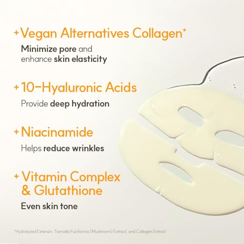 The Face Shop Daily Skincare Duo for Toning ? Rice Extract Moisturizer & Vitamin Toning Collagen Gel Mask