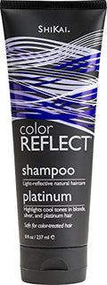 Shikai Color Reflect Platinum Shampoo - 8 oz Tubes, Pack of 3 - Variation 1