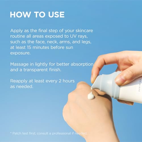 SKIN1004 Hyalu-Cica Water-Fit Sun Serum SPF 50 - 2 Pack, Hydrating & Lightweight