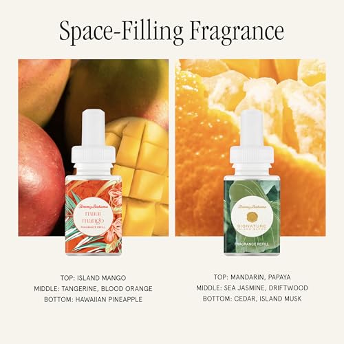 Pura x Tommy Bahama 5-Piece Fragrance Diffuser Set - Maui Mango & Signature Island Blend