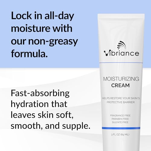 Vibriance Moisturizing Cream for Mature Skin 3 Oz - Anti-Aging Hydrating Face Cream
